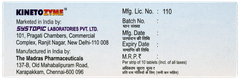 Kinetozyme Tablet 10