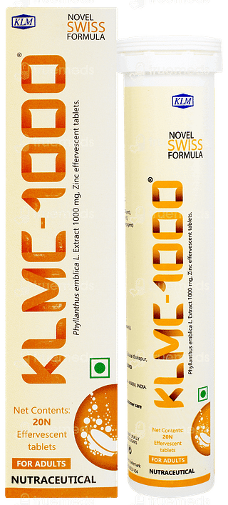 Klmc 1000 Effervescent Tablet 20