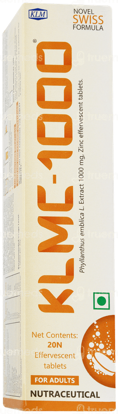Klmc 1000 Effervescent Tablet 20 Klmc 1000 Effervescent Tablet 20