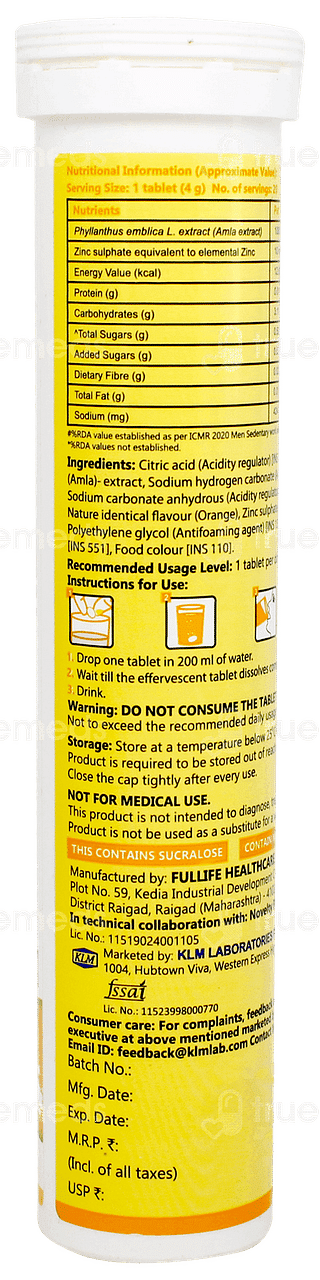 Klmc 1000 Effervescent Tablet 20