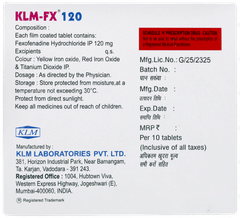 Klm Fx 120 Tablet 10