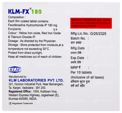 Klm Fx 180 Tablet 10 Klm Fx 180 Tablet 10