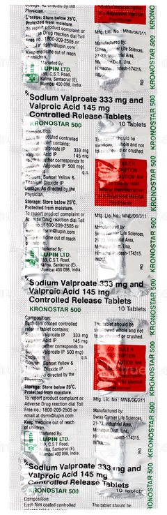 Kronostar 500 Tablet 10