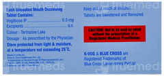 K Vog 0.3Mg Tablet 15 K Vog 0.3Mg Tablet 15