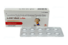 L Hist Mont Junior 4/2.5 MG Tablet 10