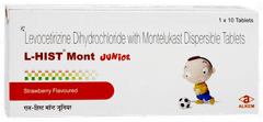 L Hist Mont Junior Strawberry Flavoured Tablet 10