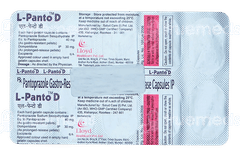 L Panto D 30/40 Mg Tablet 10 L Panto D 30/40 Mg Tablet 10