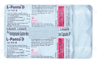 L Panto D 30/40 Mg Tablet 10