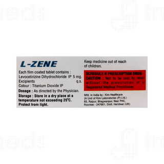 L Zene 5 MG Tablet 10