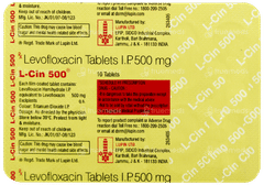 L Cin 500 Tablet 10 L Cin 500 Tablet 10