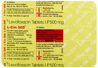 L Cin 500 Tablet 10
