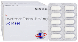 L Cin 750 Tablet 10