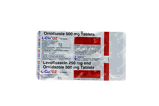 L Cin Oz 250/500 MG Tablet 10