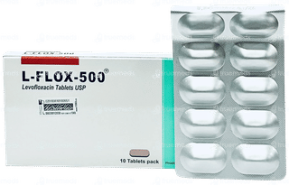 L Flox 500Mg Tablet 10