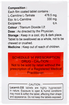 Lacarnit 330 Tablet 10