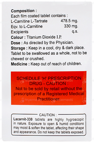 Lacarnit 330 Tablet 10
