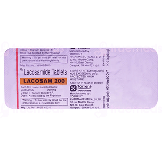 Lacosam 200 Tablet 10