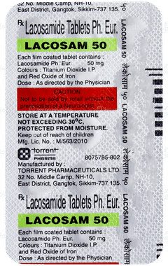 Lacosam 50 Tablet 15 Lacosam 50 Tablet 15