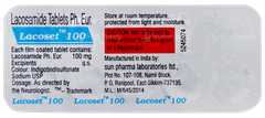 Lacoset 100 Tablet 10 Lacoset 100 Tablet 10