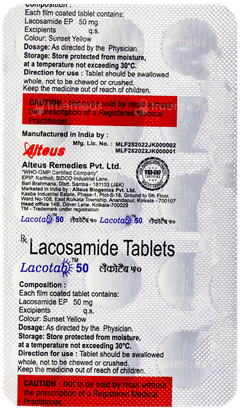 Lacotab 50 Tablet 15
