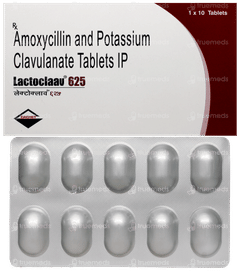 Lactoclaav 625 Tablet 10