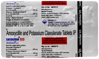 Lactoclaav 625 Tablet 10