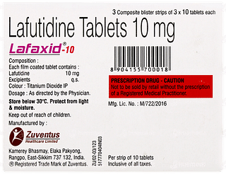 Lafaxid 10 Tablet 10