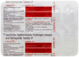 Laformin G 1 Tablet 10