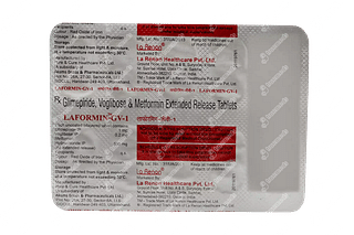 Laformin Gv 0.2/500/1 MG Tablet Er 10