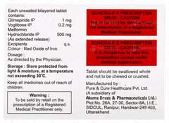 Laformin Gv 1 Tablet 10