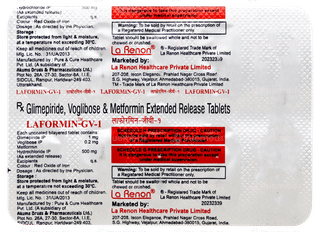 Laformin Gv 1 Tablet 10