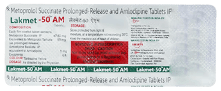 Lakmet 50 Am Tablet 10