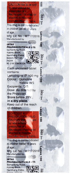 Lamez 100 Tablet 10 Lamez 100 Tablet 10