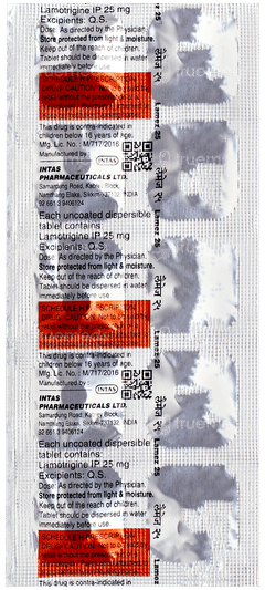 Lamez 25 Tablet 10 Lamez 25 Tablet 10