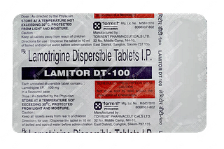 Lamitor Dt 100 MG Tablet 15