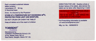 Lamitor Od 50 Tablet 10
