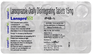 Lanspro 15 Tablet 15