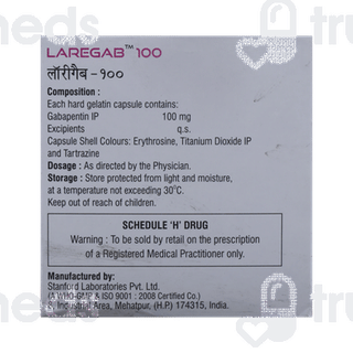 Laregab 100 Capsule 10