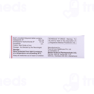 Laregab At 300/10 MG Tablet 10