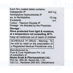 Laregab Nt 400/10 MG Tablet 10 Laregab Nt 400/10 MG Tablet 10