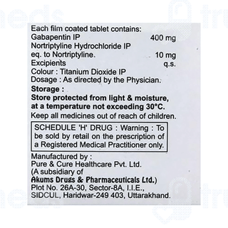 Laregab Nt 400/10 MG Tablet 10
