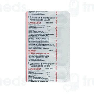 Laregab Nt 400/10 MG Tablet 10
