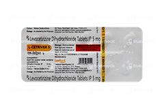 L Cetriver 5 Tablet 10