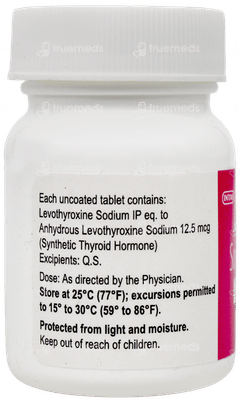 Lethyrox 12.5Mcg Tablet 50 Lethyrox 12.5Mcg Tablet 50