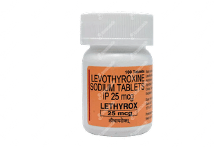 Lethyrox 25 MCG Tablet 100