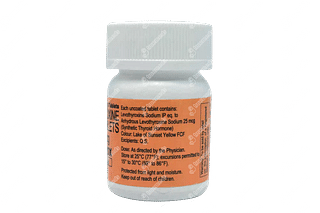 Lethyrox 25 MCG Tablet 100