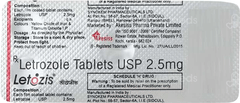 Letozis 2.5 Mg Tablet 5