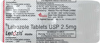 Letozis 2.5 Mg Tablet 5