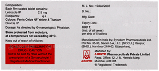 Letpro 2.5Mg Tablet 5
