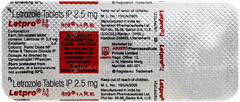 Letpro 2.5Mg Tablet 5 Letpro 2.5Mg Tablet 5